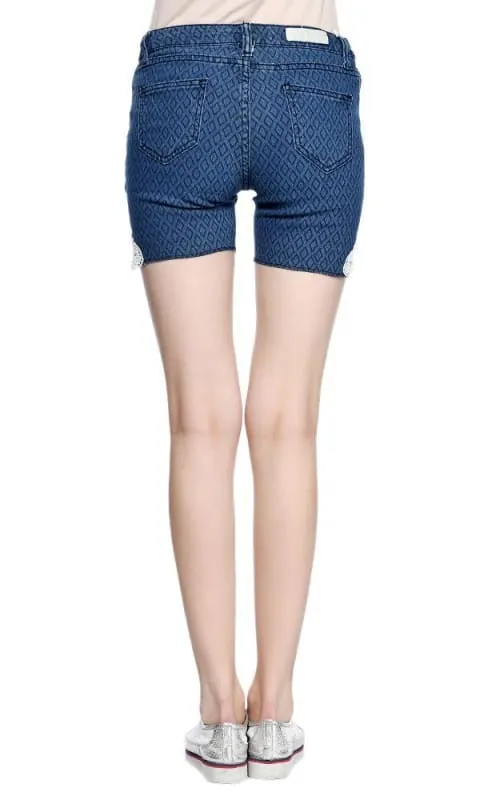 35125 Decorated Short - Navy Blue