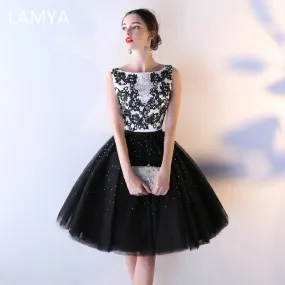 Back Ball Gown With Crystal Evening Party Dresses Vintage Lace