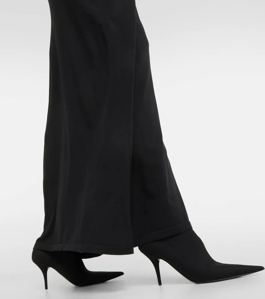 Balenciaga Ribbed knit cover-up dress