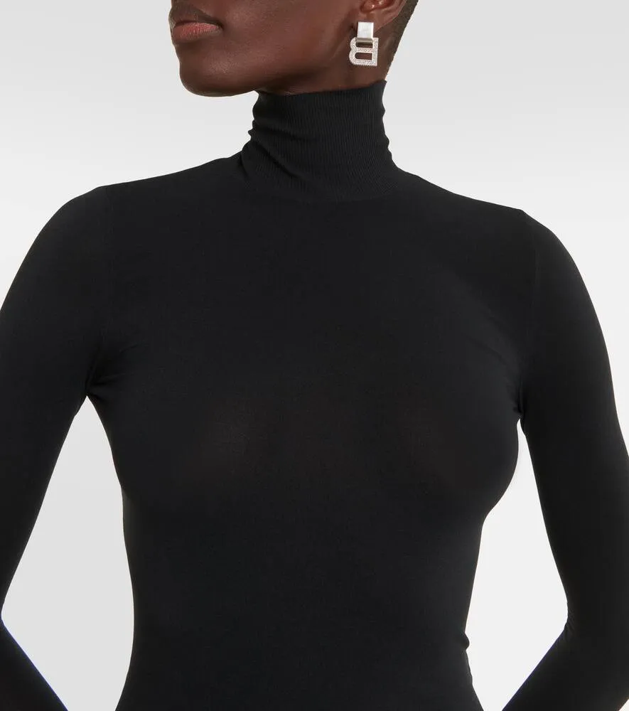 Balenciaga Ribbed knit cover-up dress