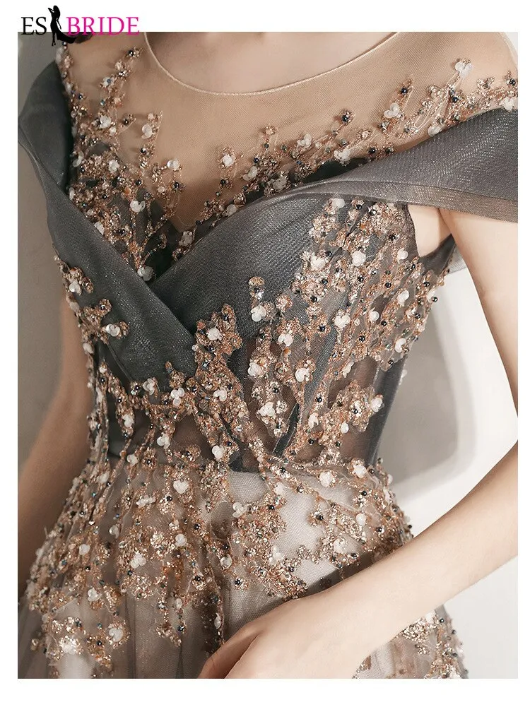 Banquet evening dress women new host party dress temperament thin