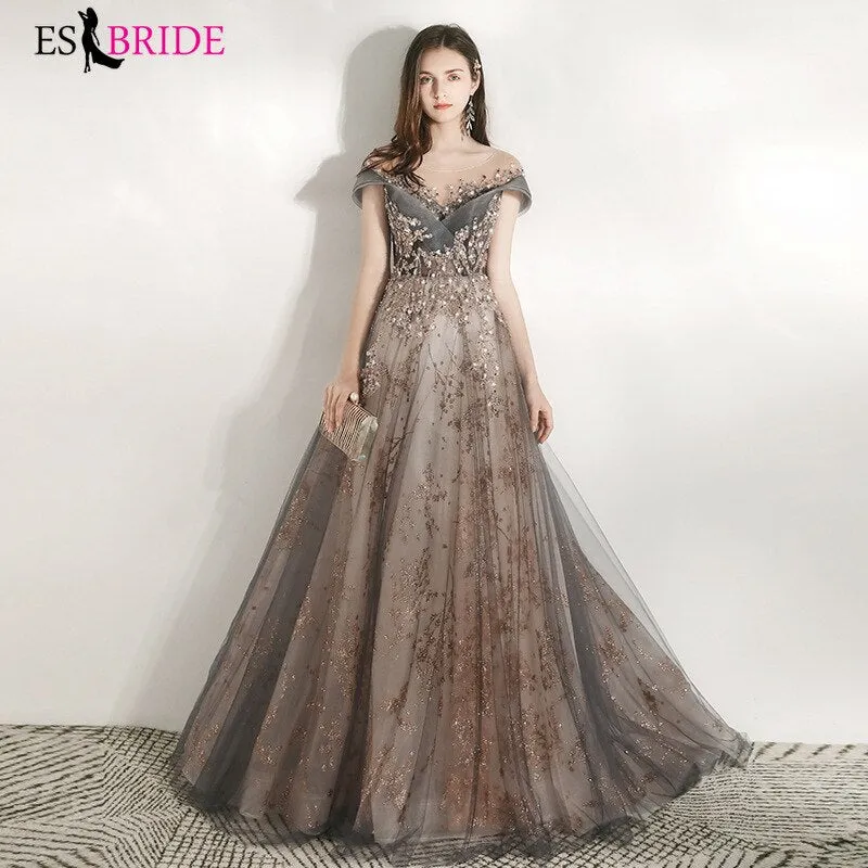 Banquet evening dress women new host party dress temperament thin