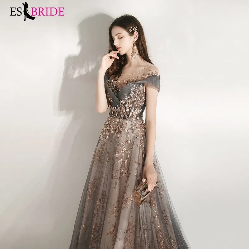 Banquet evening dress women new host party dress temperament thin