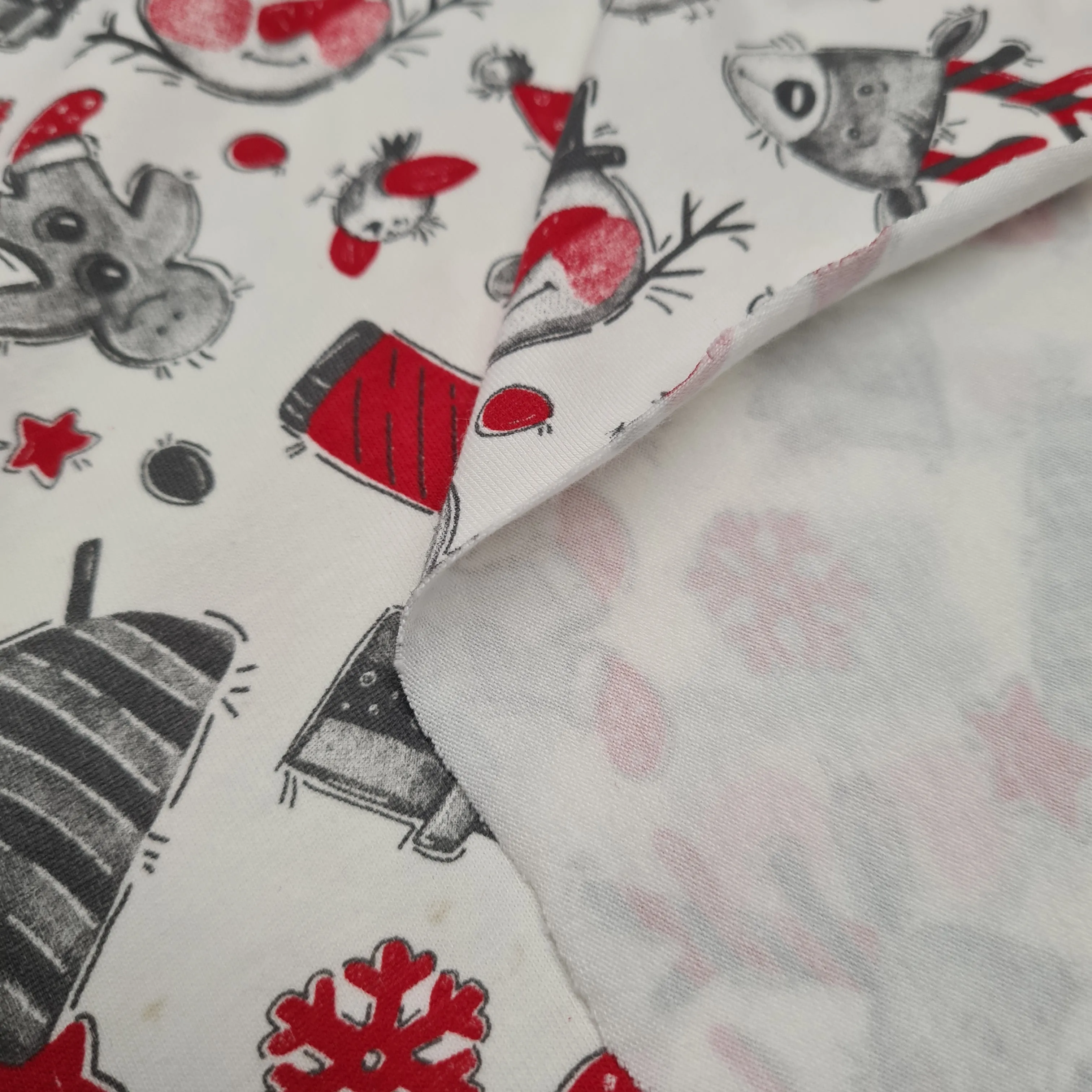 Christmas Fun Jersey, priced by half metre