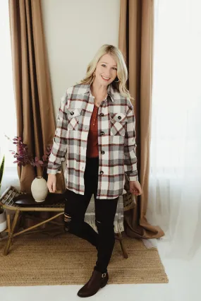 Collared Button Jacket