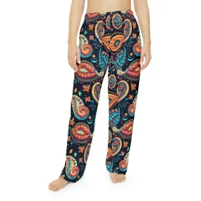 Cozy Queens Women's Paisley Pajama Pants