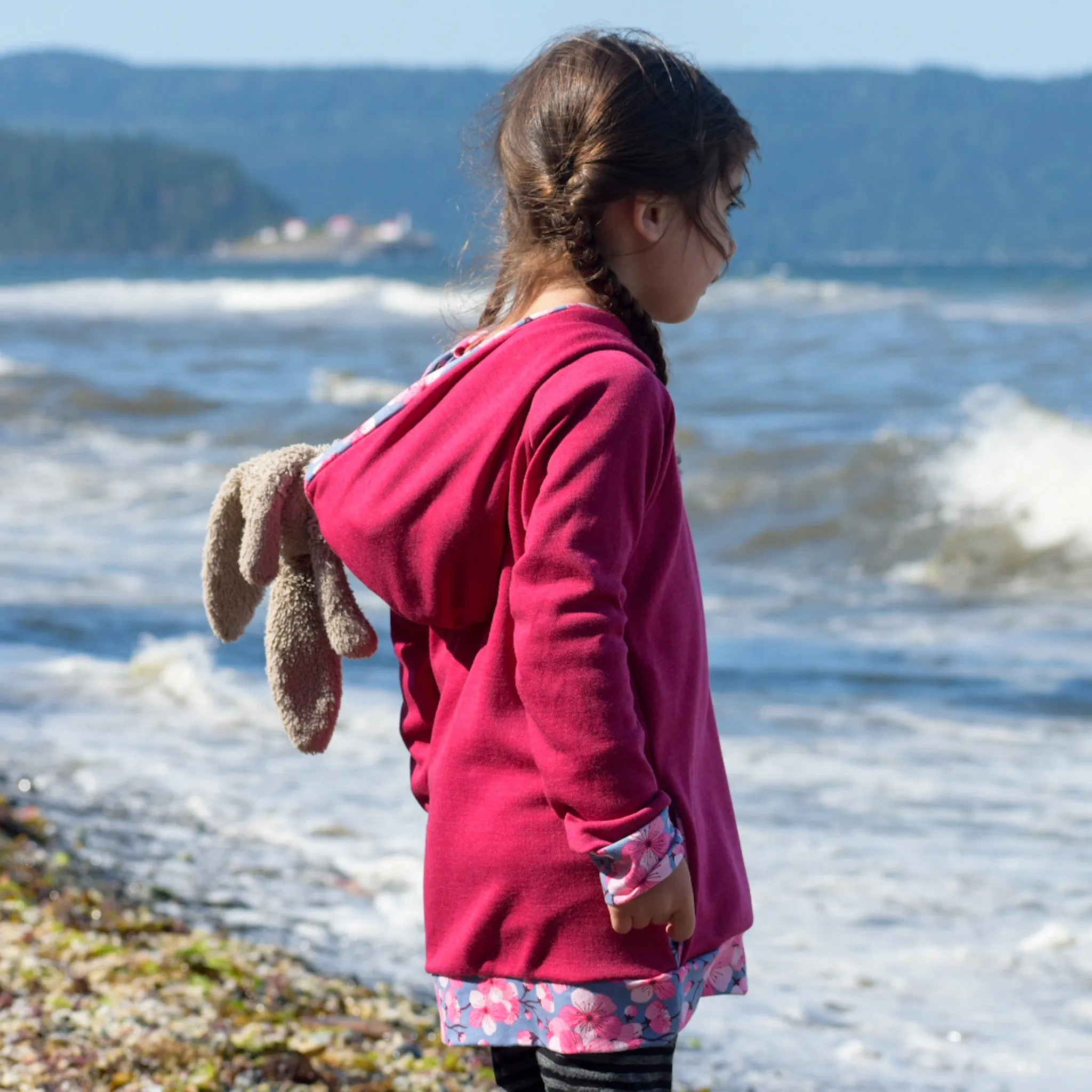 Custom East Coast Merino Wool Hoodies - Kids