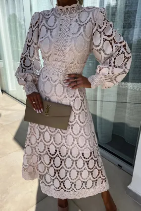 Elegant Long Sleeve Maxi Dress