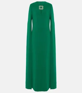 Elie Saab Embellished cady gown
