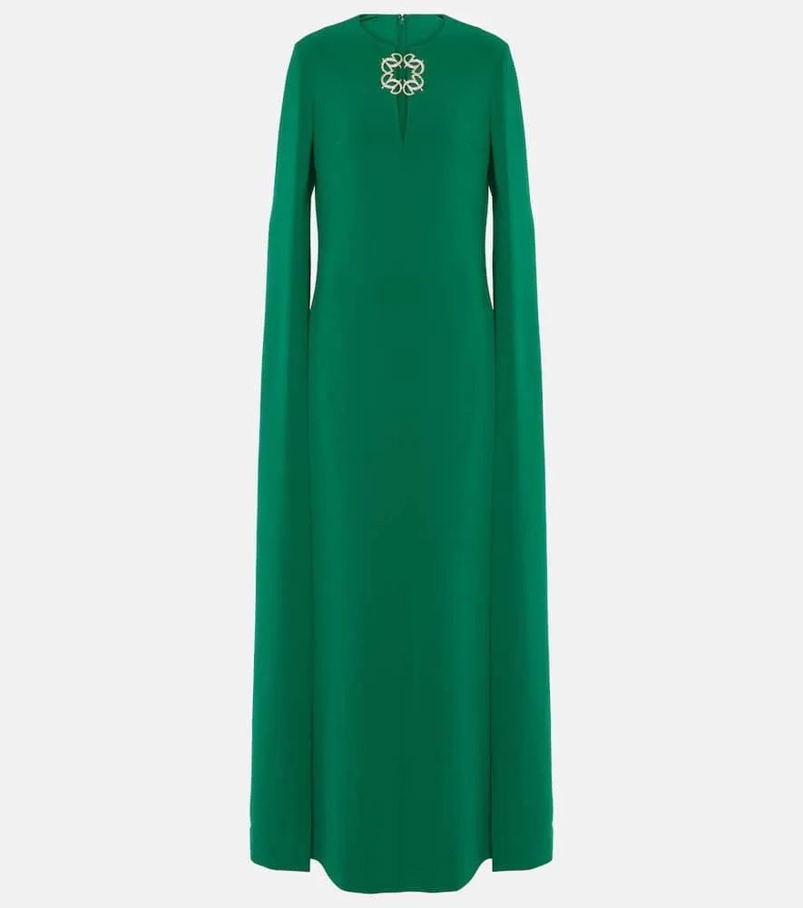 Elie Saab Embellished cady gown