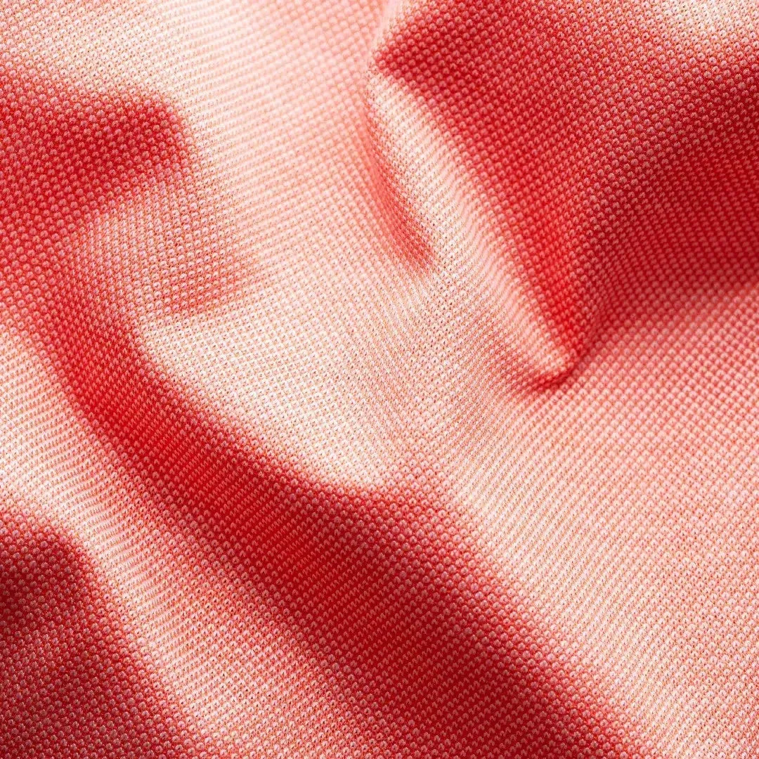 Eton Classic Fit Button Under Dobby Shirt Peach