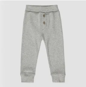 Ettie & H Ribbed Leggings in Grey: Size NB to 7 Years