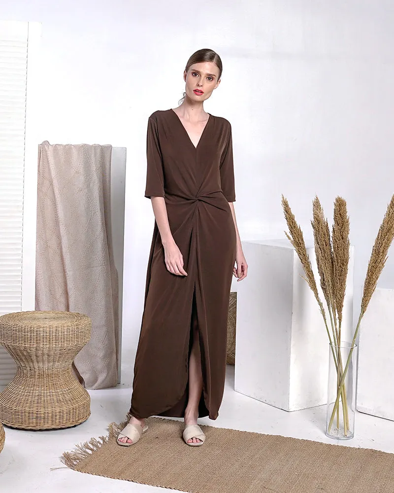 Jesse Front Knot Maxi Dress