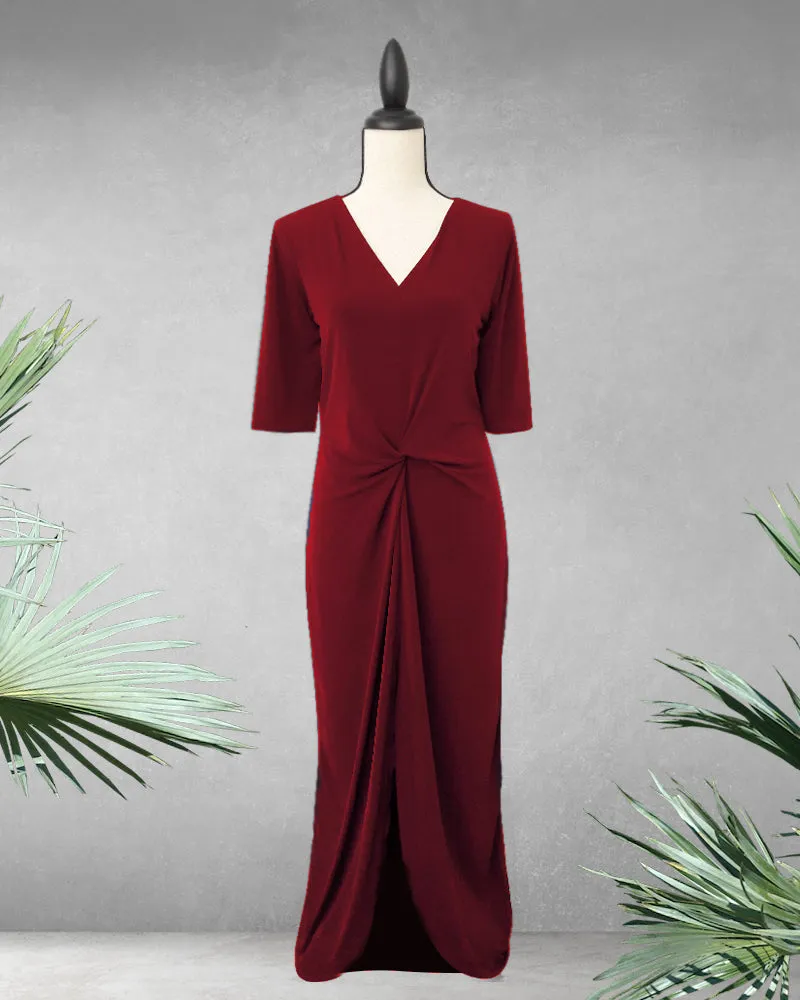Jesse Front Knot Maxi Dress