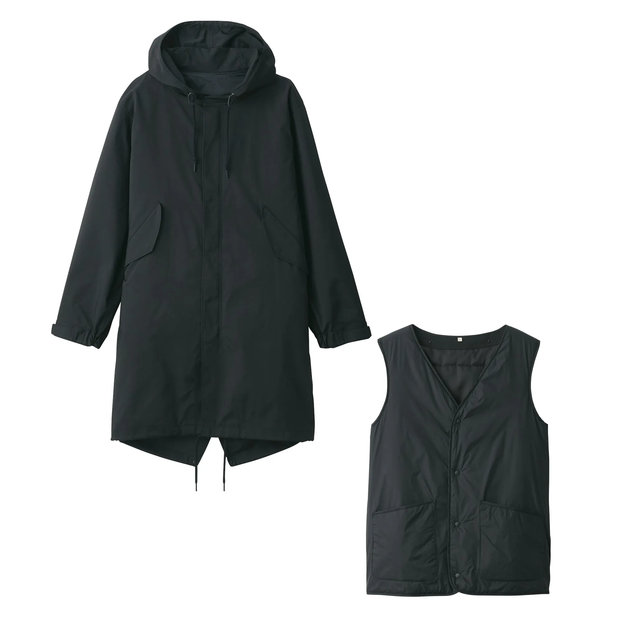 Labo Men's Mod Coat with Liner Vest
