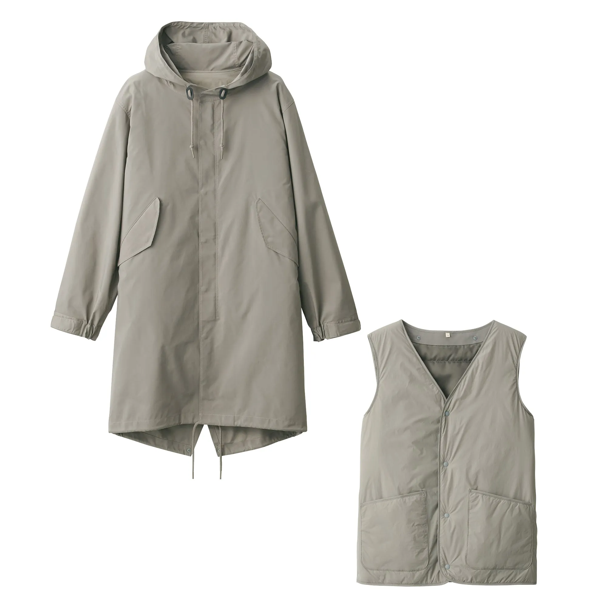 Labo Men's Mod Coat with Liner Vest