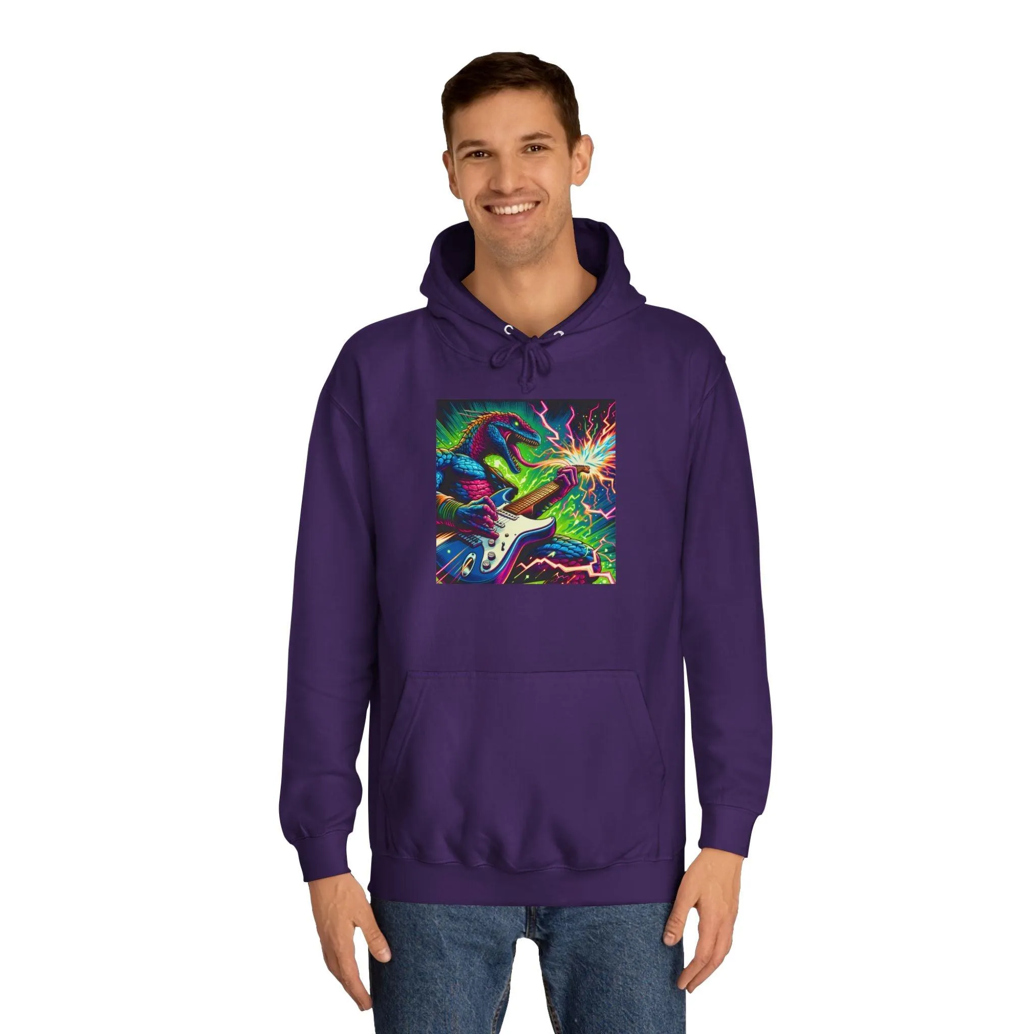 Lizard RockStar Unisex College Hoodie