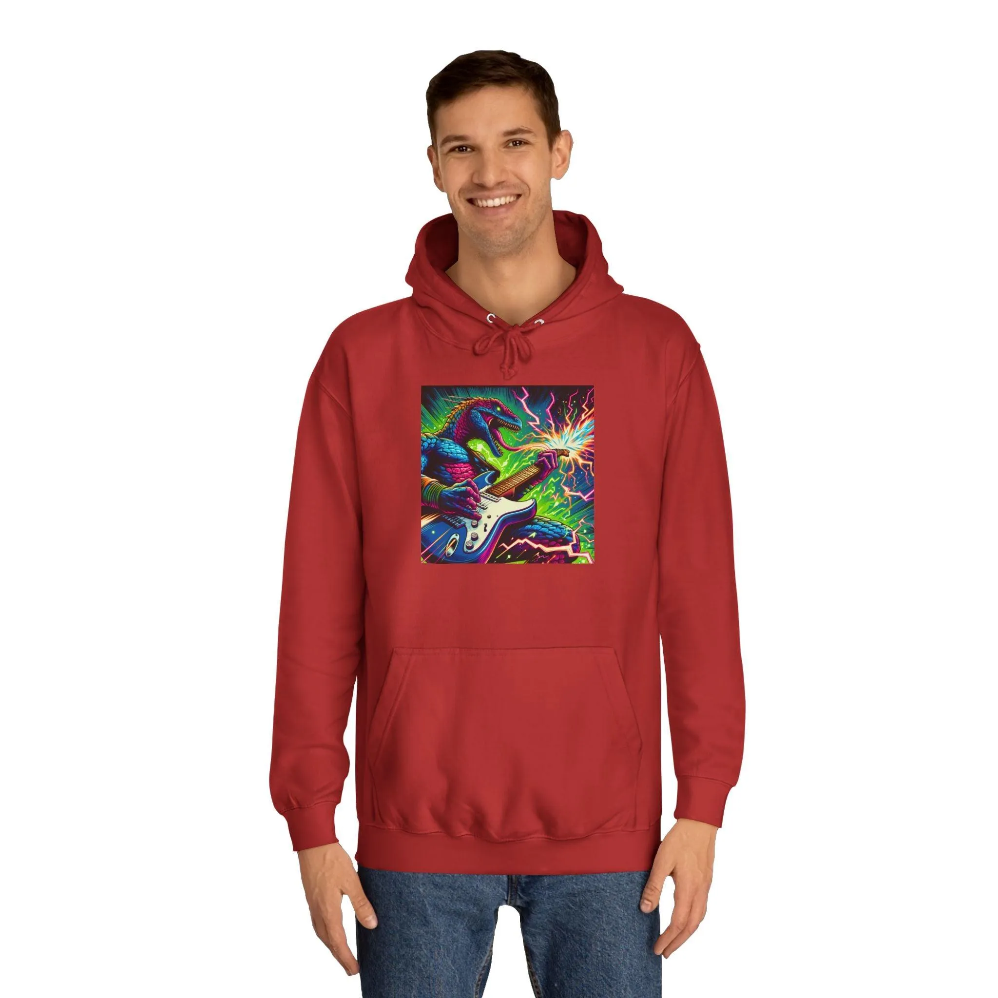 Lizard RockStar Unisex College Hoodie