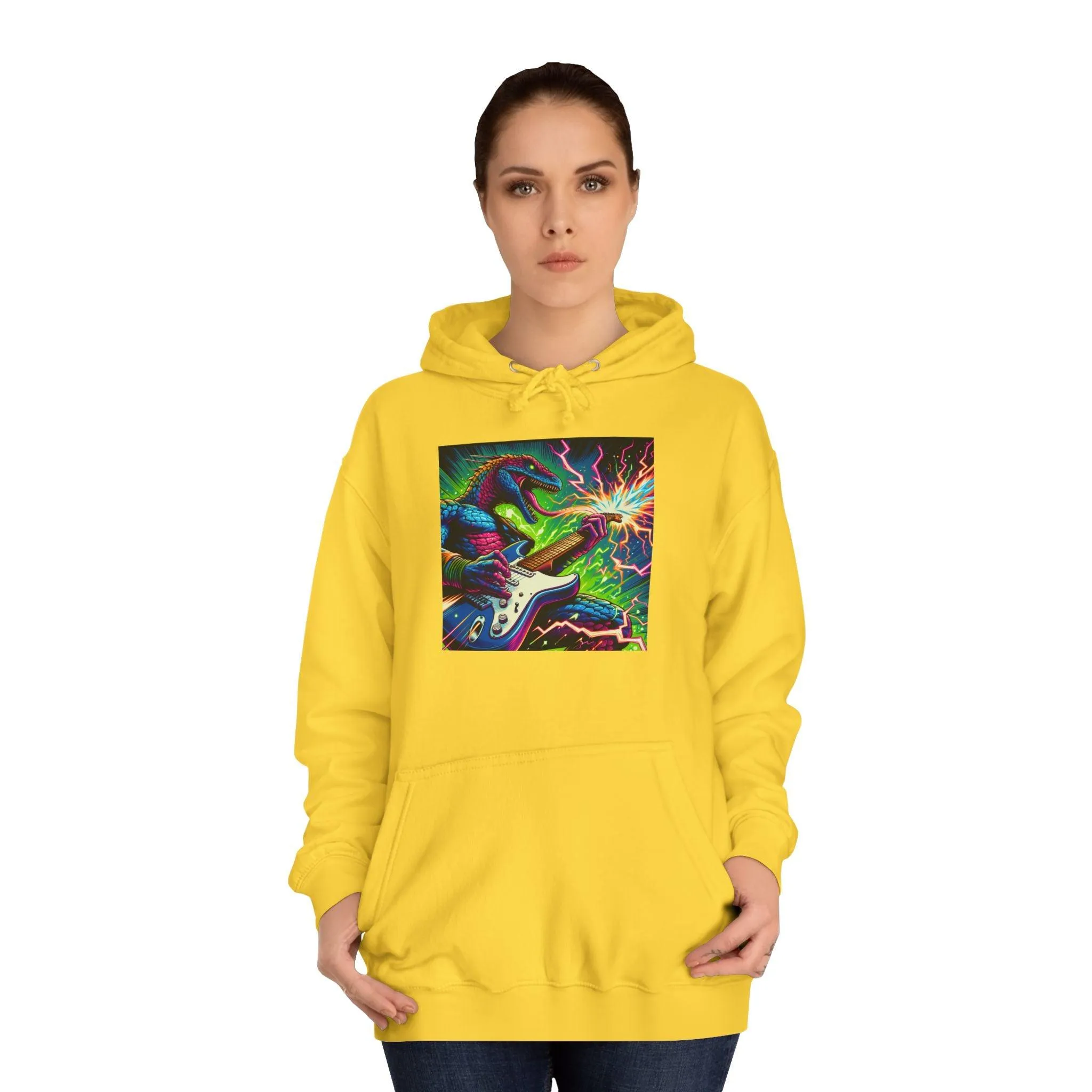 Lizard RockStar Unisex College Hoodie