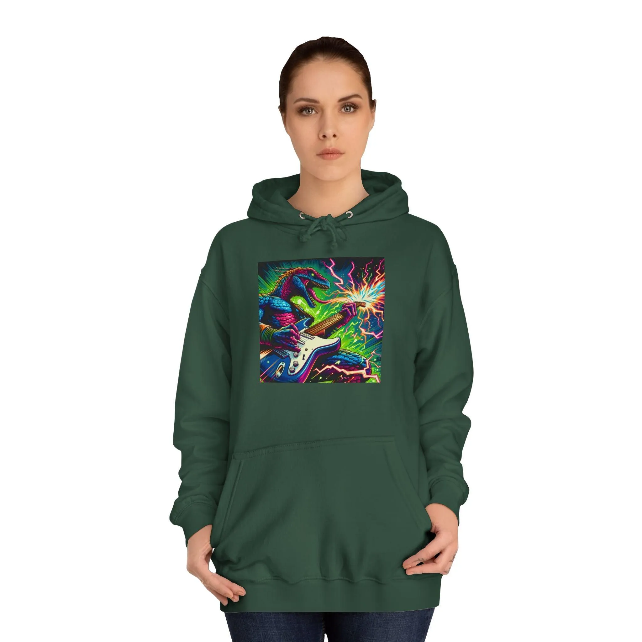 Lizard RockStar Unisex College Hoodie