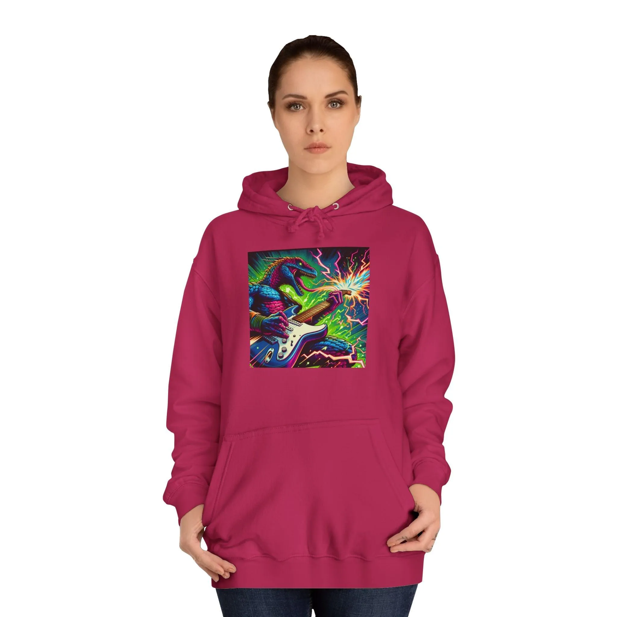 Lizard RockStar Unisex College Hoodie