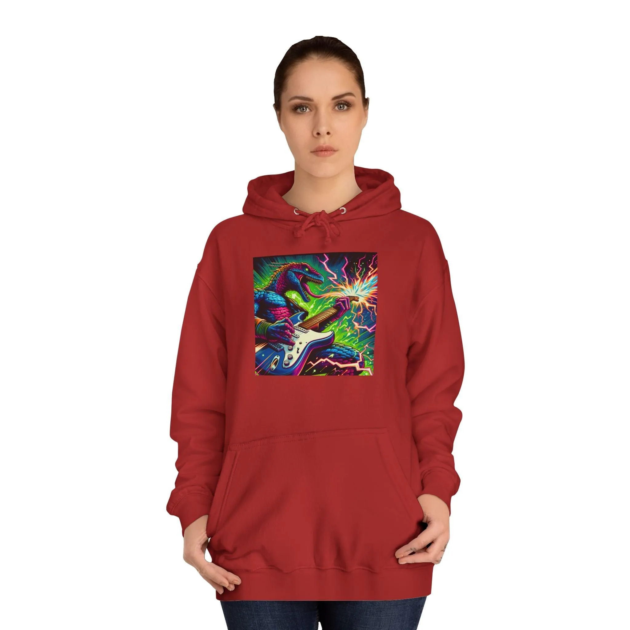 Lizard RockStar Unisex College Hoodie