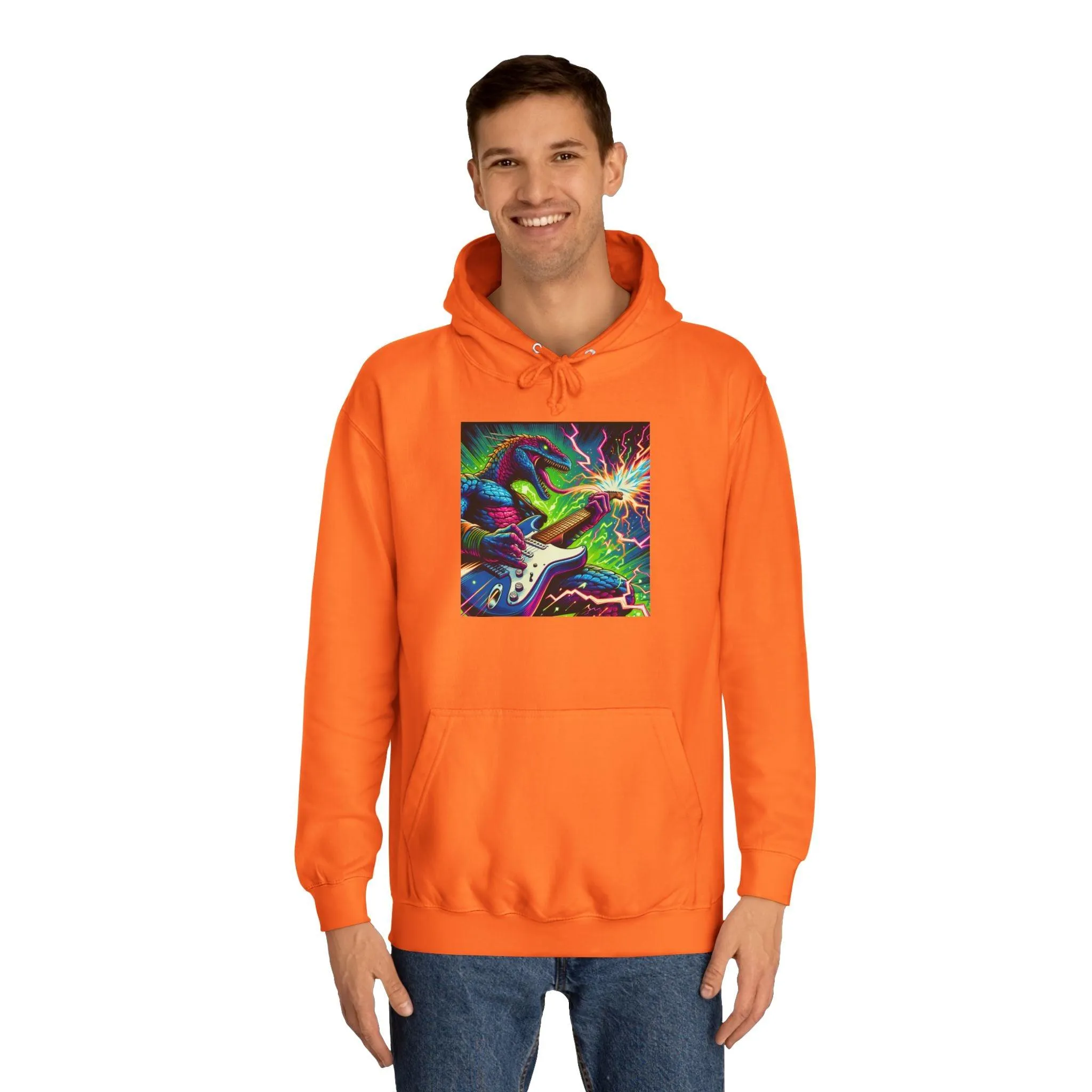 Lizard RockStar Unisex College Hoodie