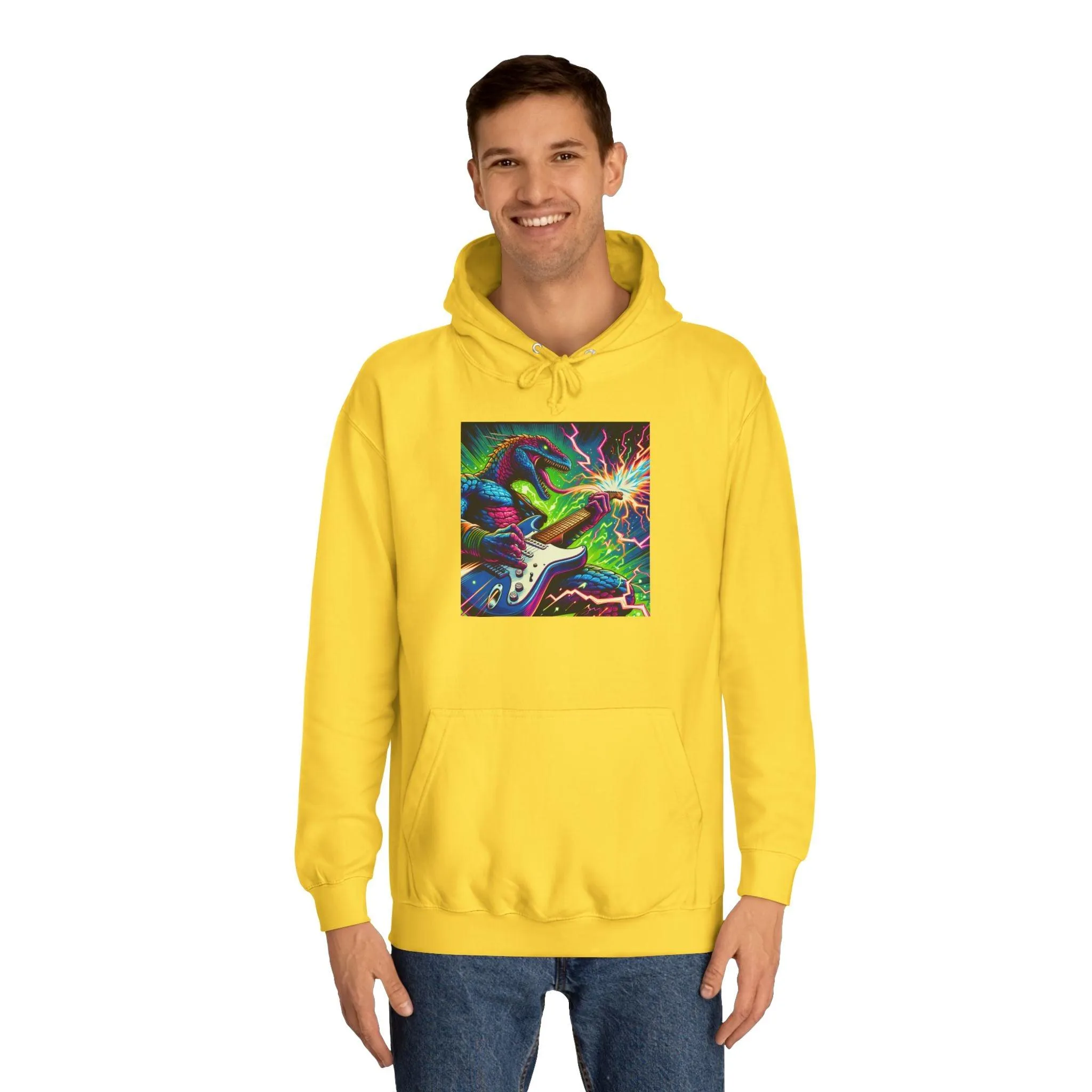 Lizard RockStar Unisex College Hoodie