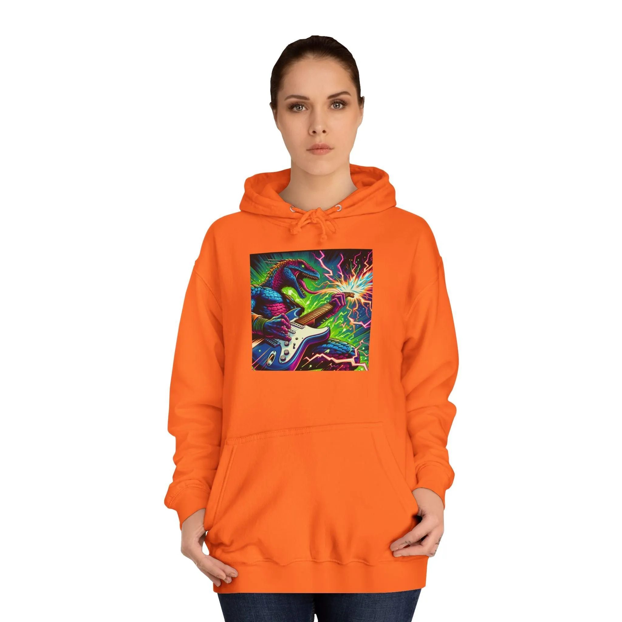 Lizard RockStar Unisex College Hoodie
