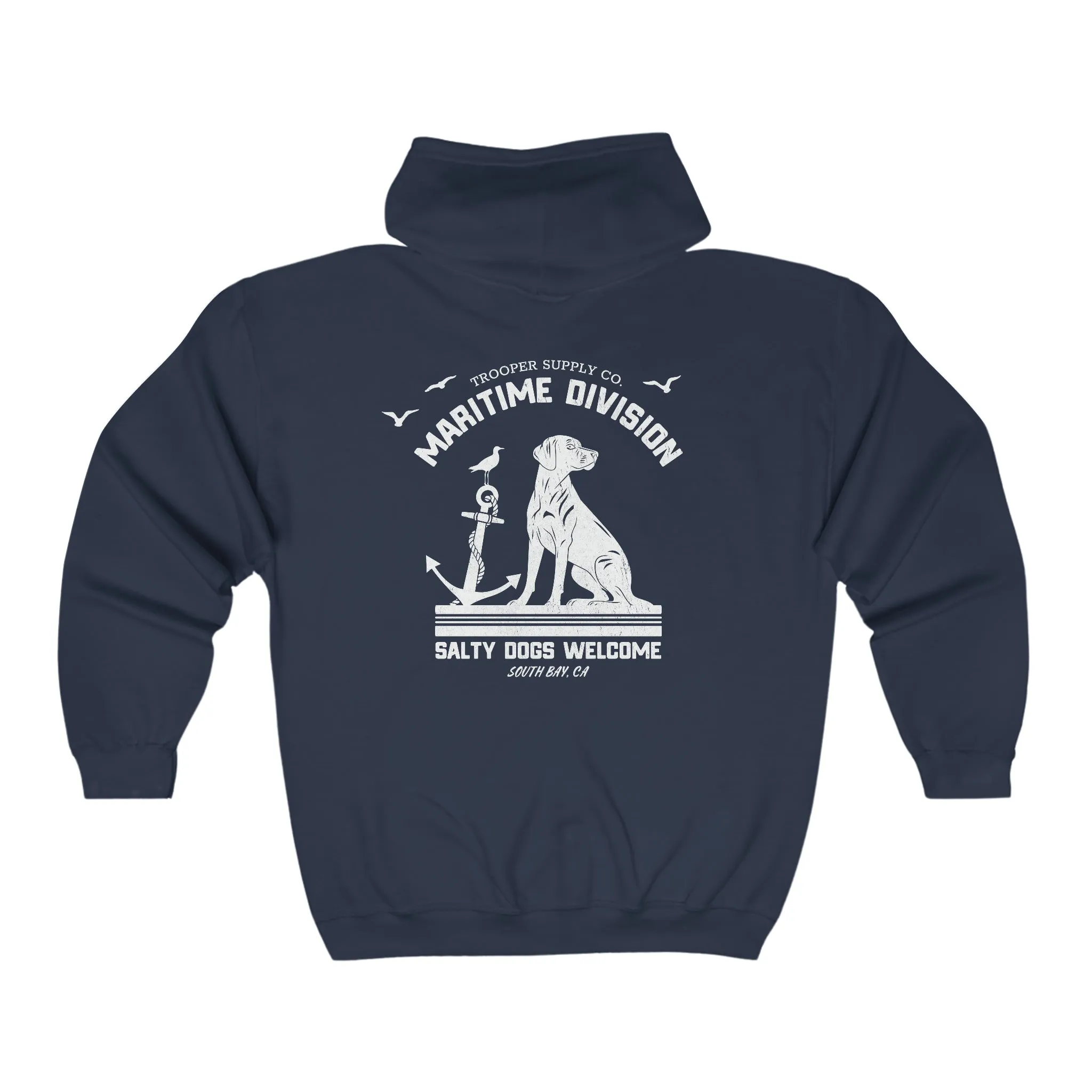 Maritime Division - Unisex Heavy Blend™ Full Zip Hooded Sweatshirt
