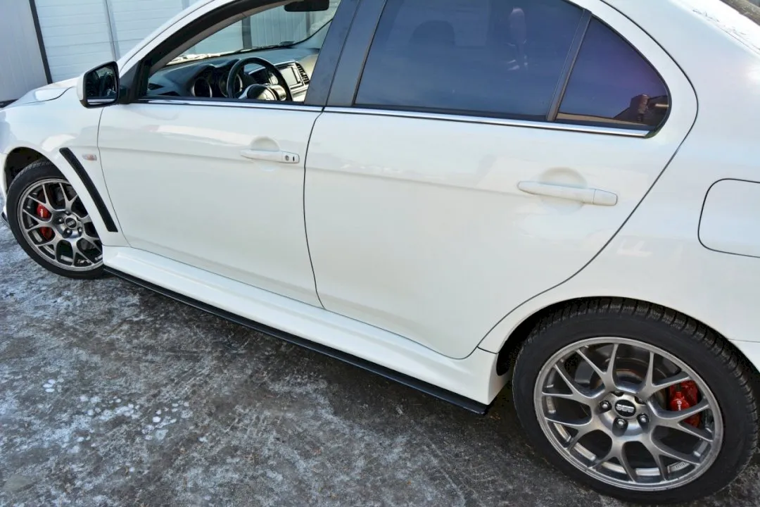 Maxton Design - SIDE SKIRTS DIFFUSERS MITSUBISHI LANCER EVO X (2007-2015)