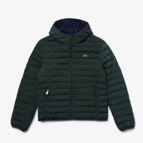 Men's Lightweight Foldable Hooded Water-Resistant Puffer Coat - Bh1930