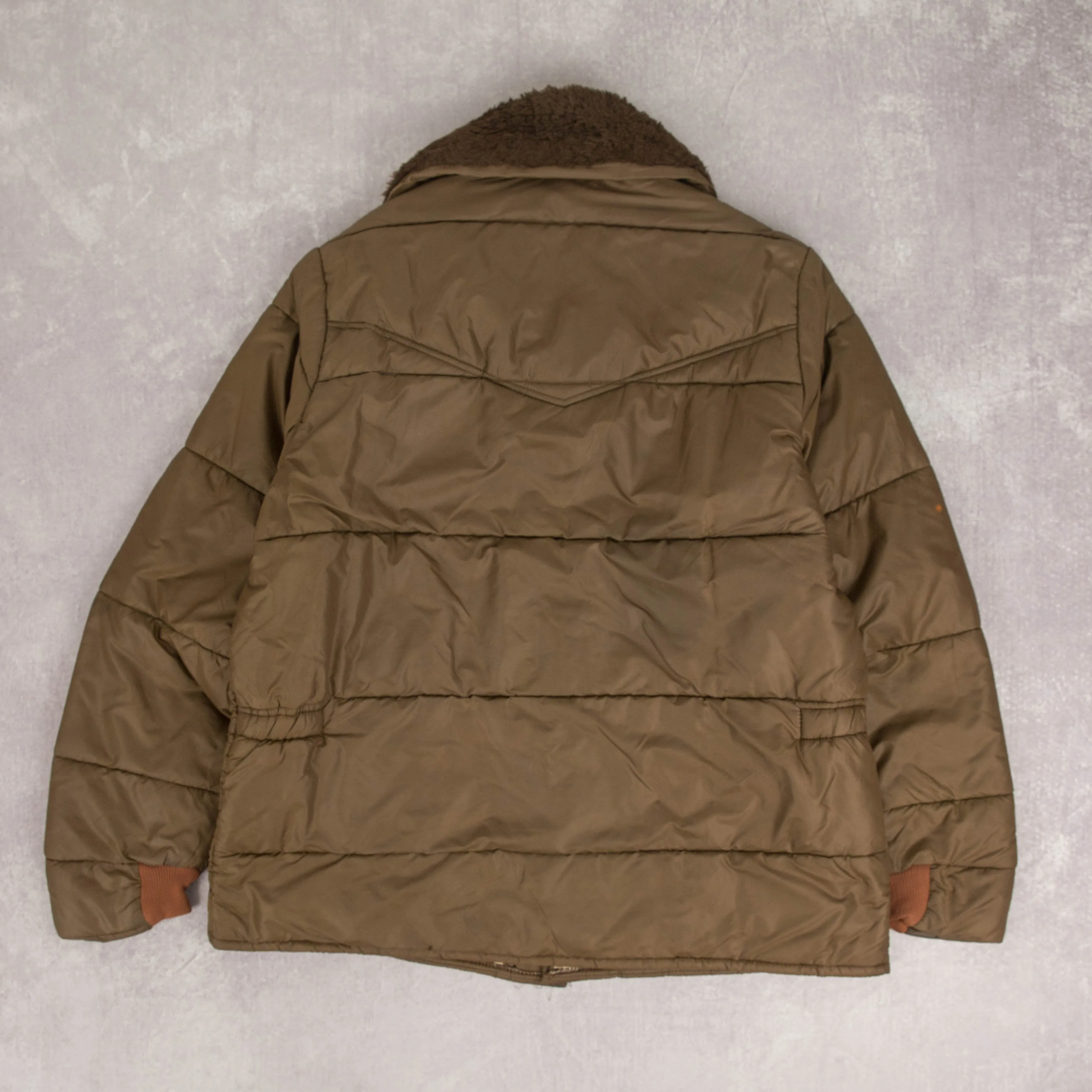 MEN'S VINTAGE 1980S QUILTED JACKET - LARGE