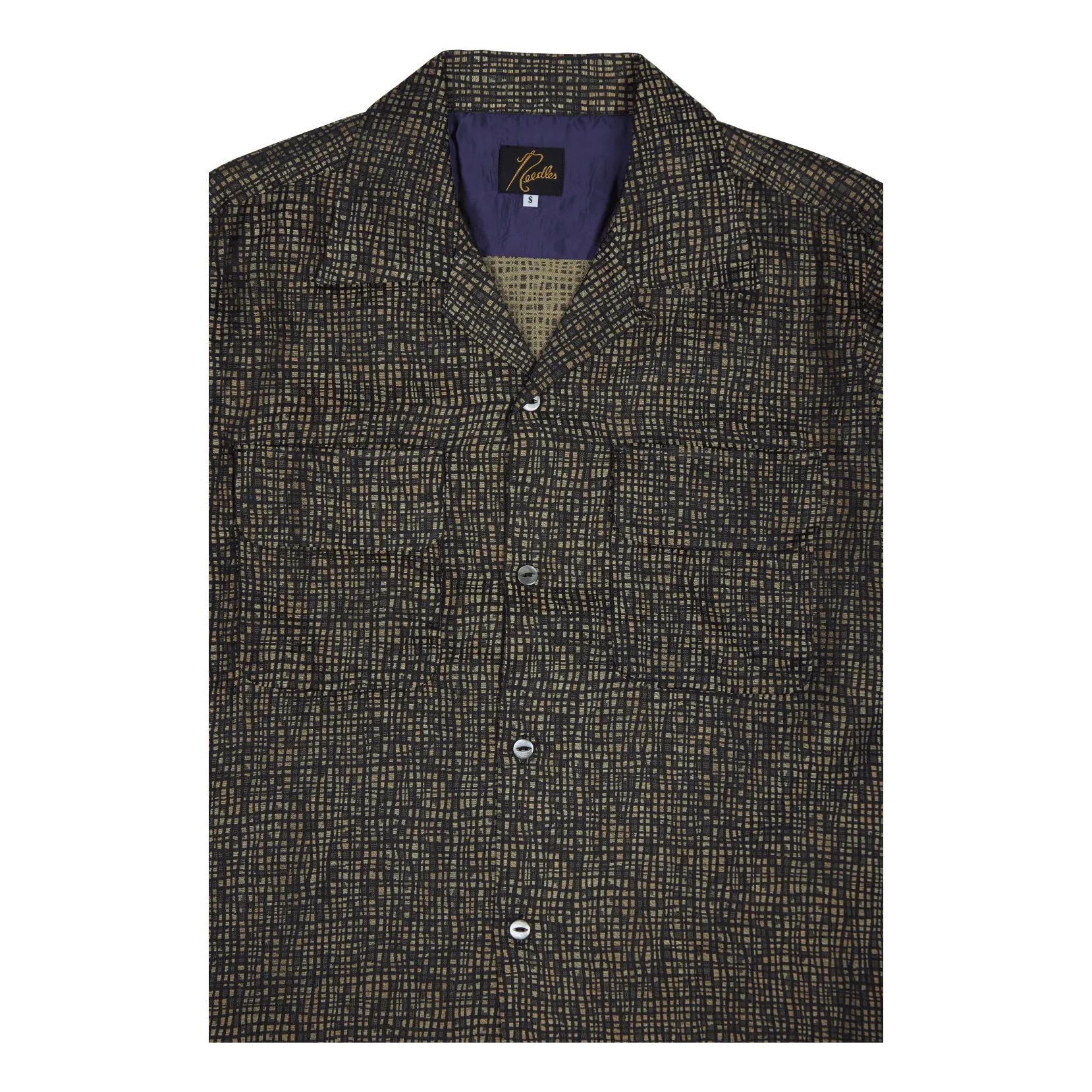 Needles C.o.b. Classic Shirt - Black/khaki