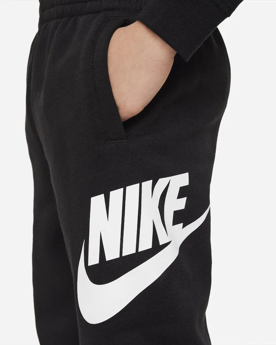 NIKE JUNIOR HBR BLACK TRACKPANTS