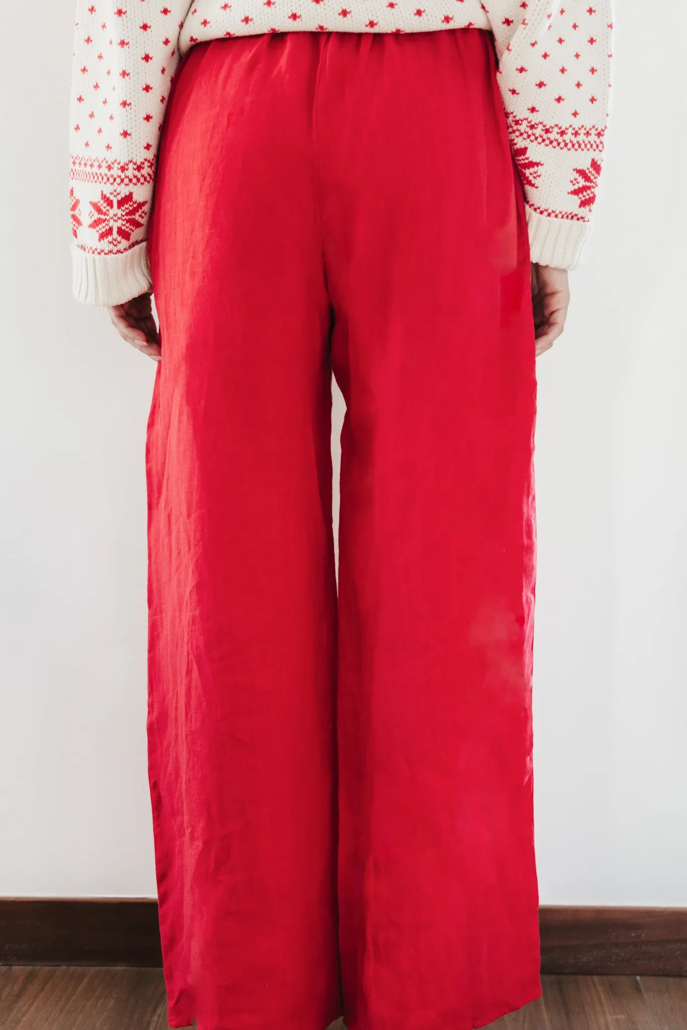 Nordic Drawstring Linen Pants