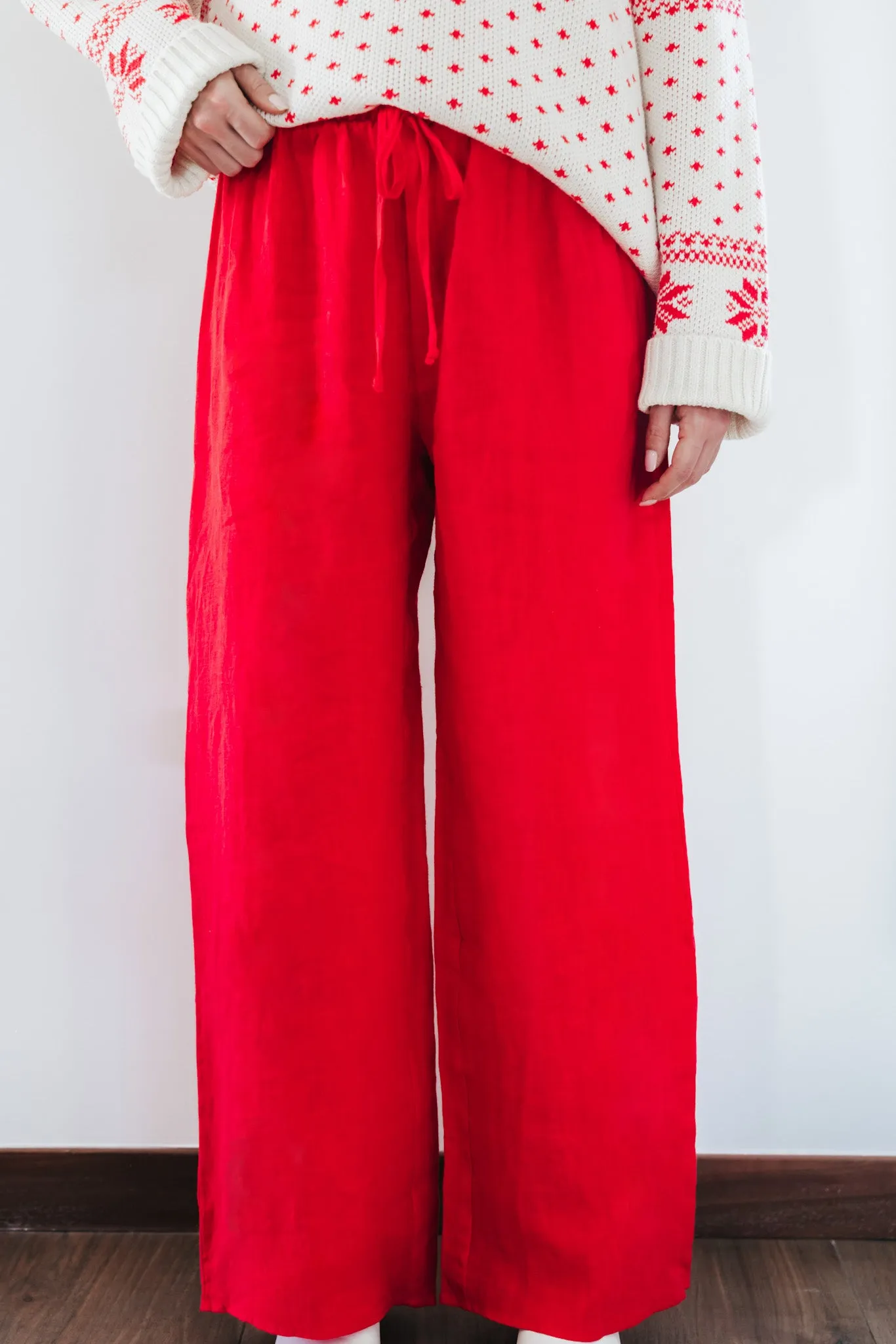 Nordic Drawstring Linen Pants