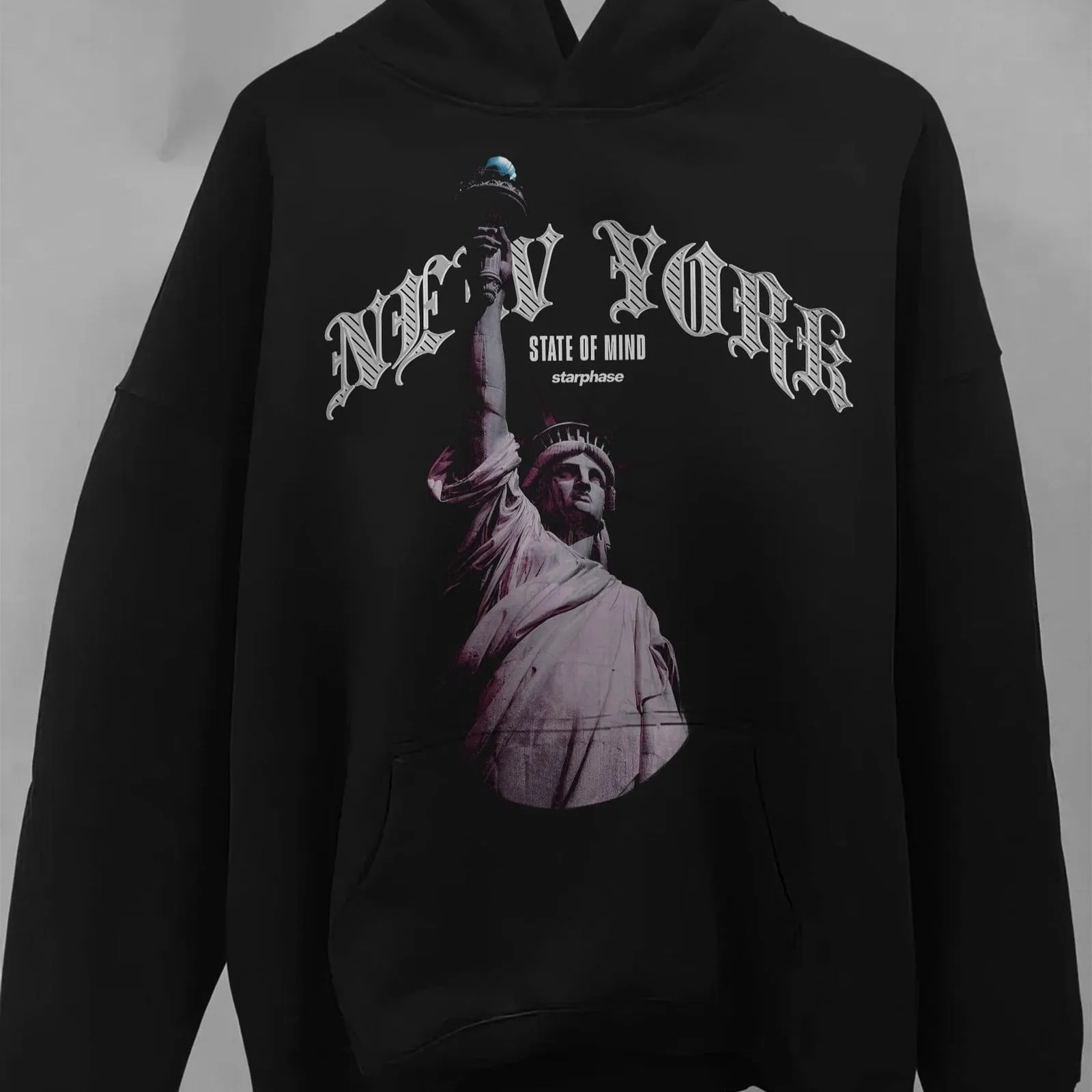 NYC State of Mind Oversized Fleece Hoodie
