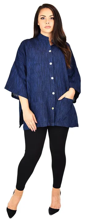Oversized Shirt, Boxy Shirt, Button Down Tunic, Plus size shirt Plus size Blouse, Women Shirt, Cotton Blouse
