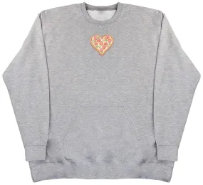 Pizza Heart - Huge Oversized Hoodless Hoodie