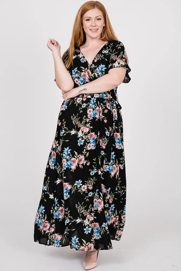 Pre-Order Colorful Floral Maxi Dress