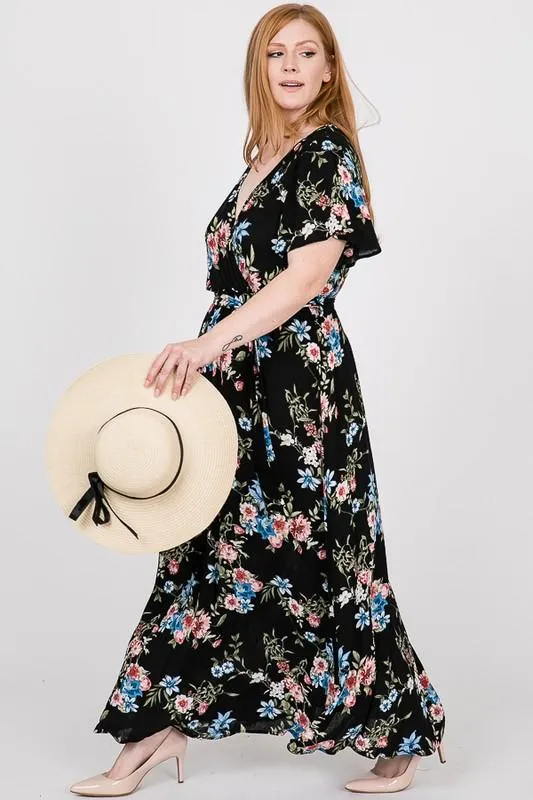 Pre-Order Colorful Floral Maxi Dress