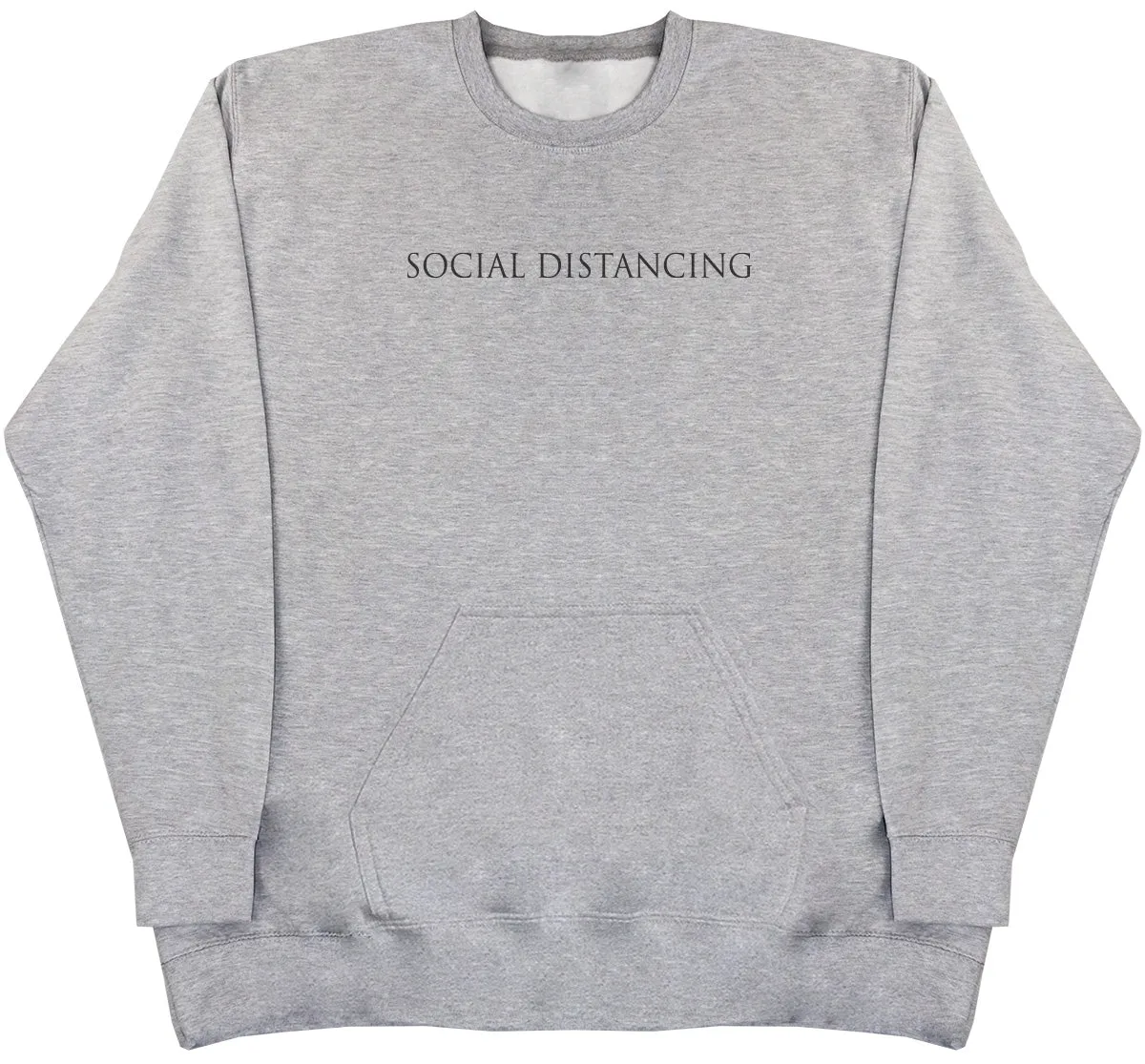 Social Distancing - Huge Oversized Hoodless Hoodie