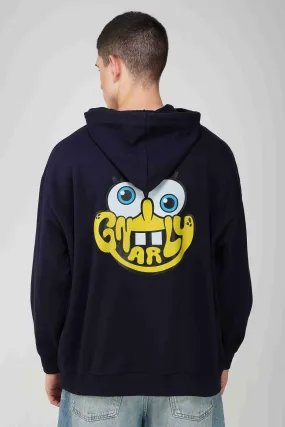 SpongeBob: Gnarly Printed Oversized Men's Hoodie