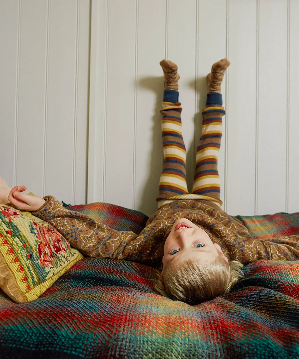 Sylfaen Skinny Legs - Azurite Blue Stripe