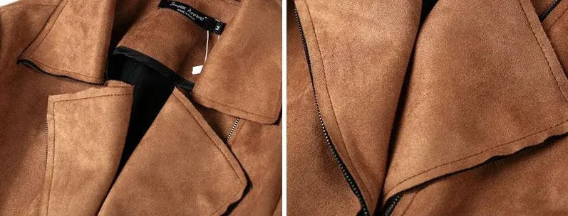 Women's Faux Leather Stylish Casual Jacket