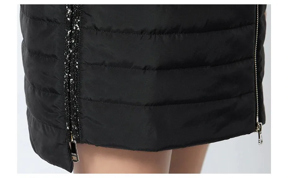 Women's Spring Stylish Warm Round Collar Jacket With Scarf